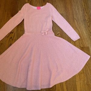 LILLY PULITZER GIRLS CARYNN SWEATER DRESS Sz L